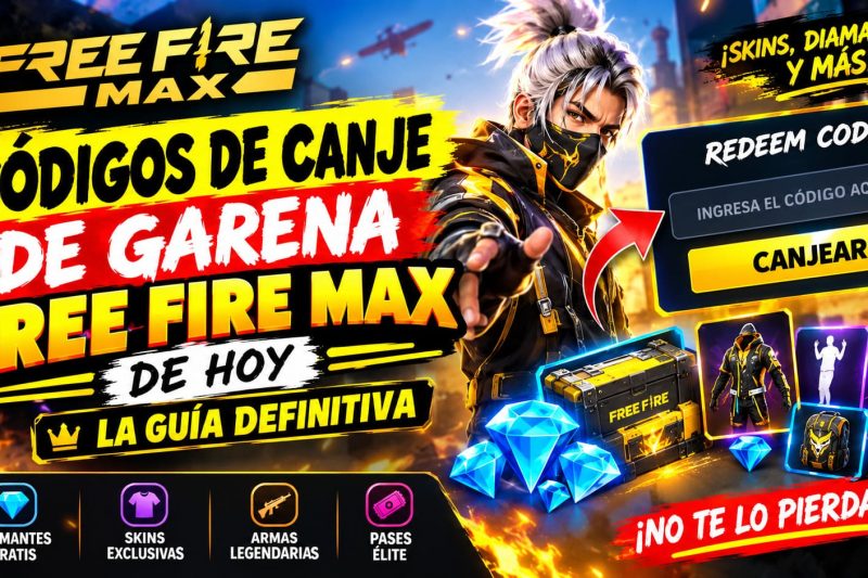 Códigos de Canje de Garena Free Fire MAX de Hoy: La Guía Definitiva
