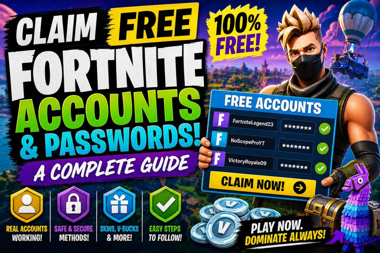 How to Get Free Fortnite Accounts: Smart & Safe Ways to Earn More