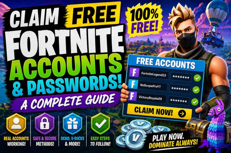 How to Get Free Fortnite Accounts: Smart & Safe Ways to Earn More