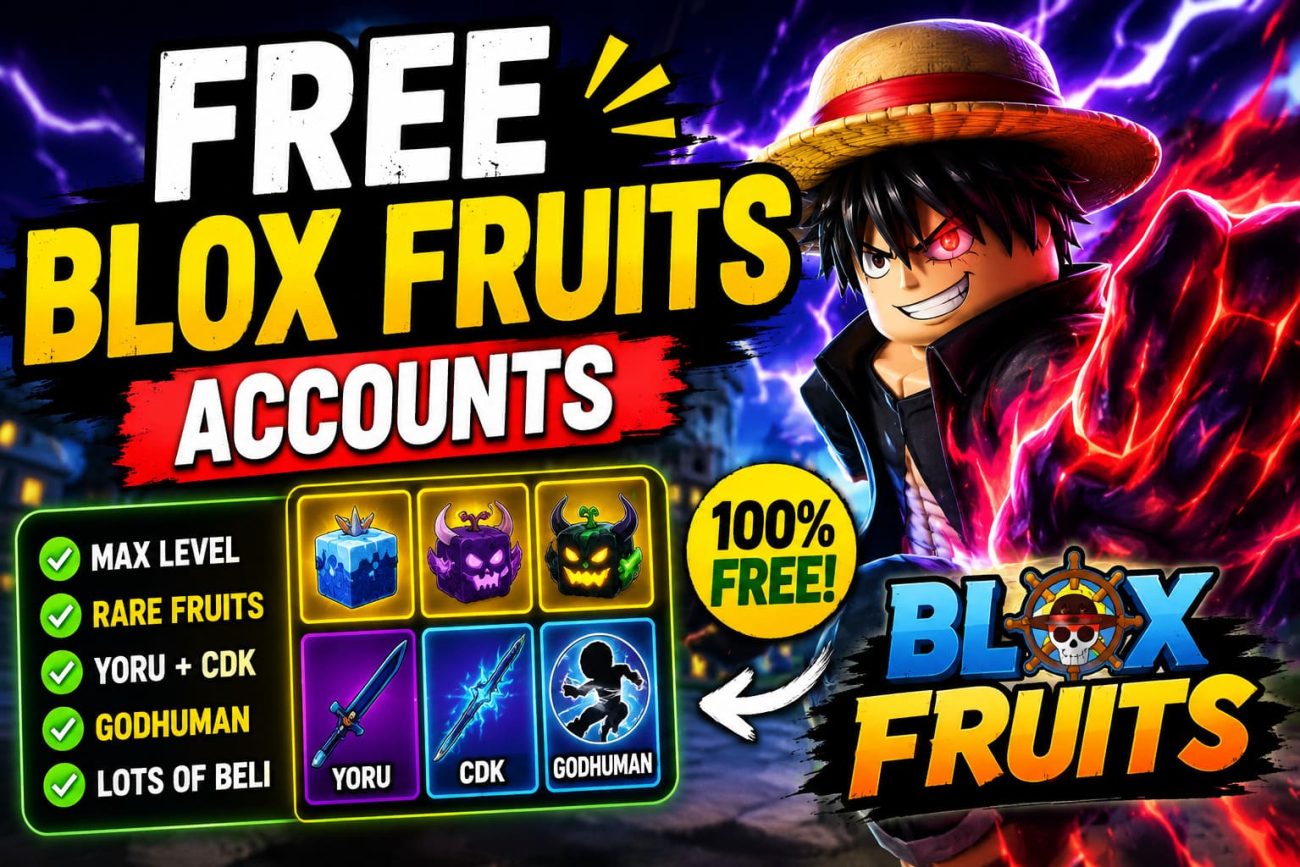 How to Get Free Blox Fruits Accounts & Passwords
