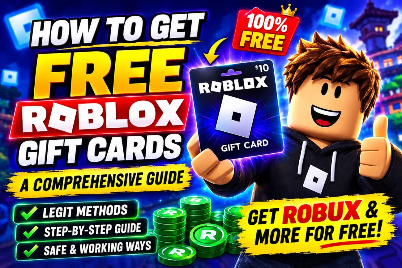 How to Get Free Roblox Gift Cards: A Legitimate Methods