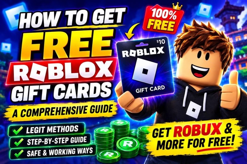 How to Get Free Roblox Gift Cards: A Legitimate Methods