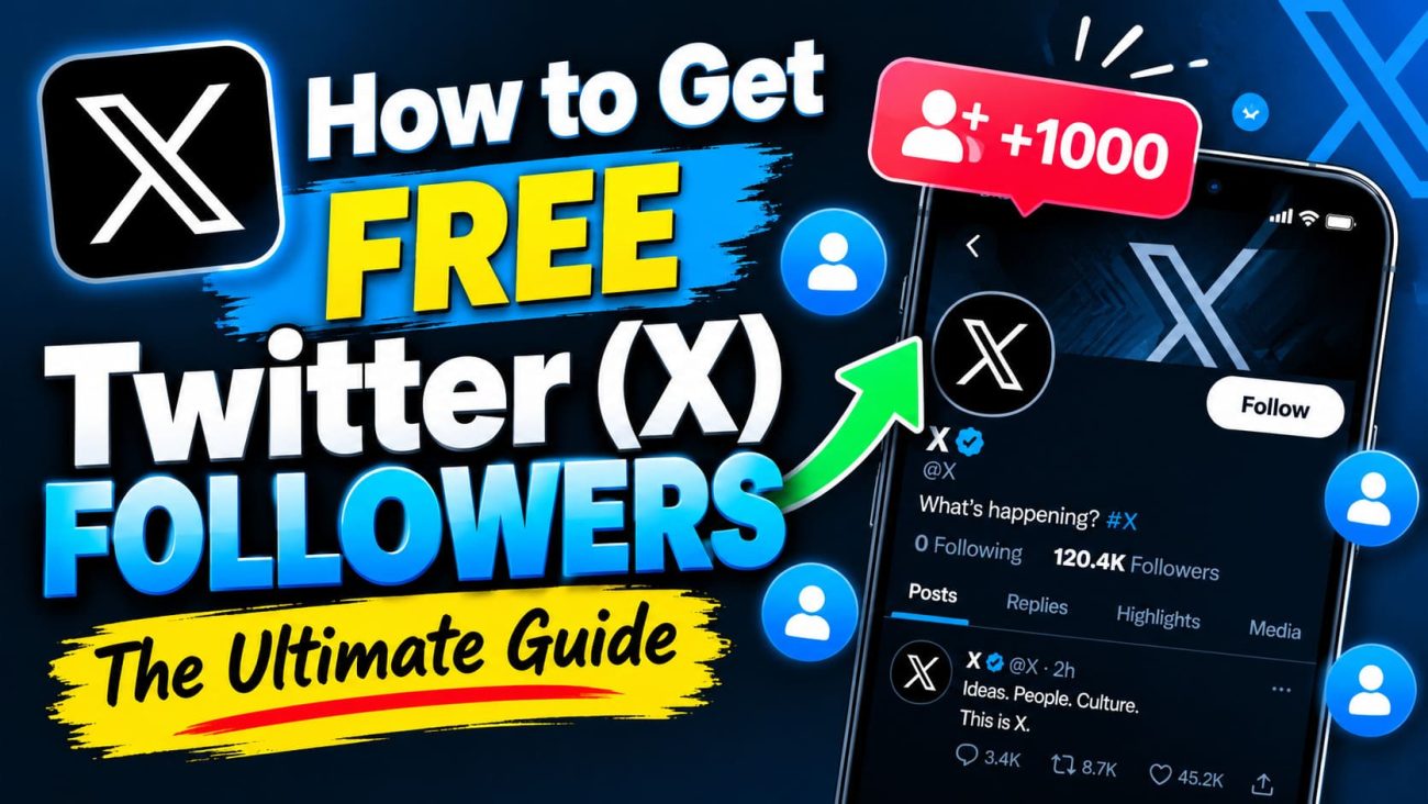 How to Get Free Twitter (X) Followers