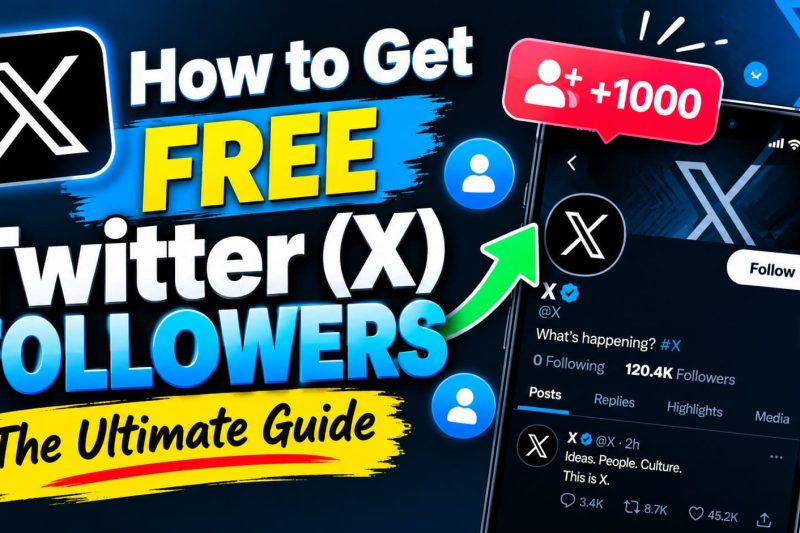 How to Get Free Twitter (X) Followers: The Ultimate Guide