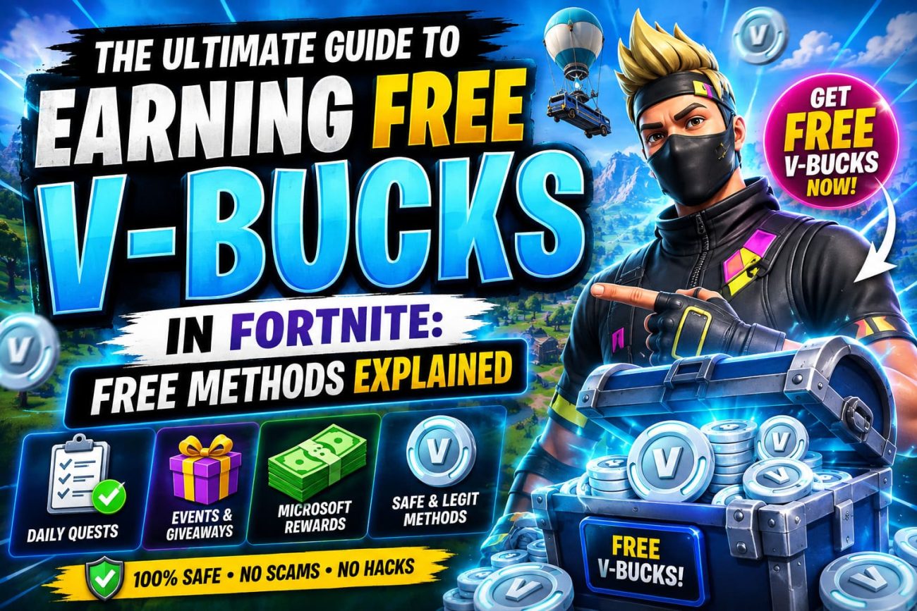 How to Get Free Fortnite V-Bucks Gift Cards: The Ultimate Guide